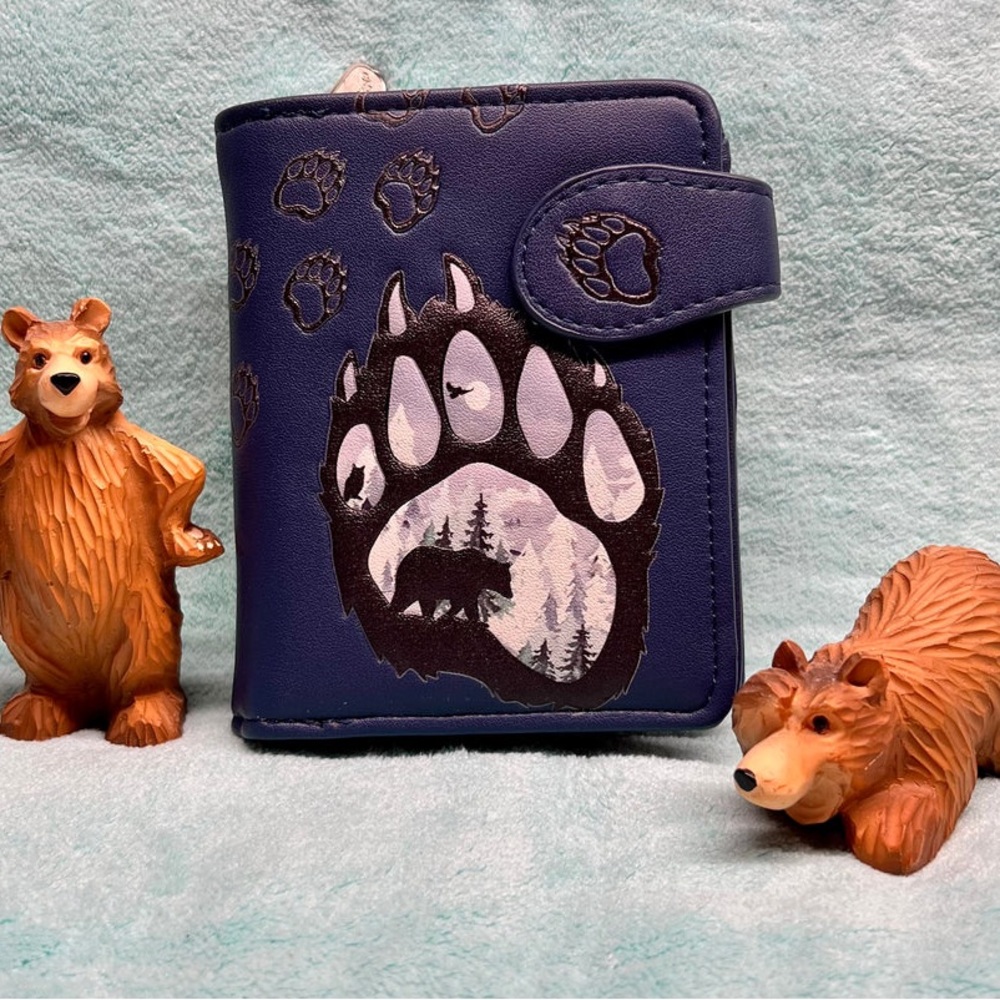 Woman’s Wallet Small : Bear Print
